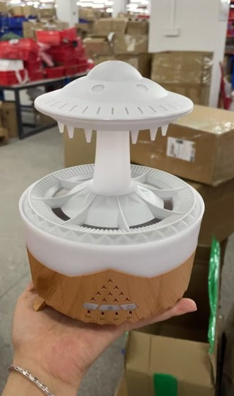 New UFO Raindrop Humidifier Water Drop Air Humidifier USB Aromatherapy Essential