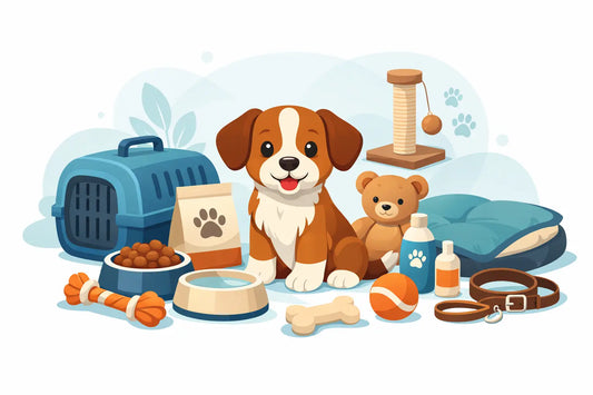 Pet Supplies for New Puppies to Buy First