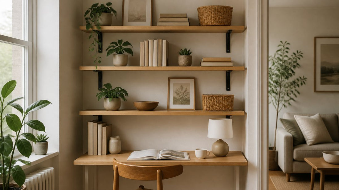 How to Style Open Shelving in Small Rooms