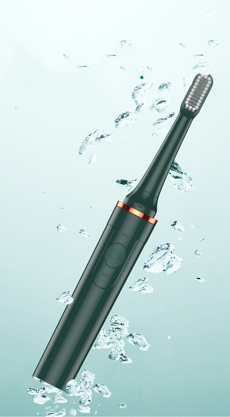 Electric Toothbrush Adult Waterproof Automatic Tooth Brushing Device Soft Sonic 