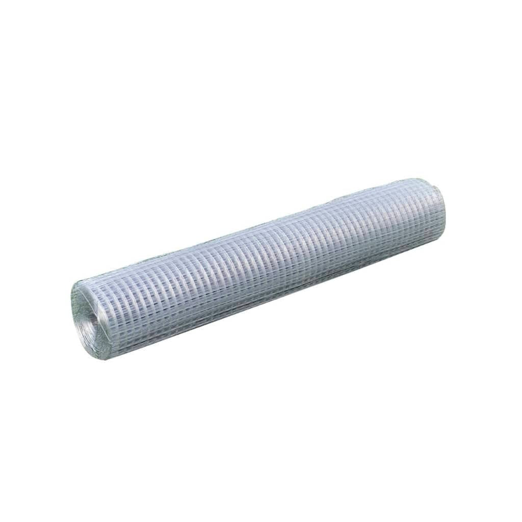 Chicken Wire Fence Galvanized Steel 82'x3.3'Silver