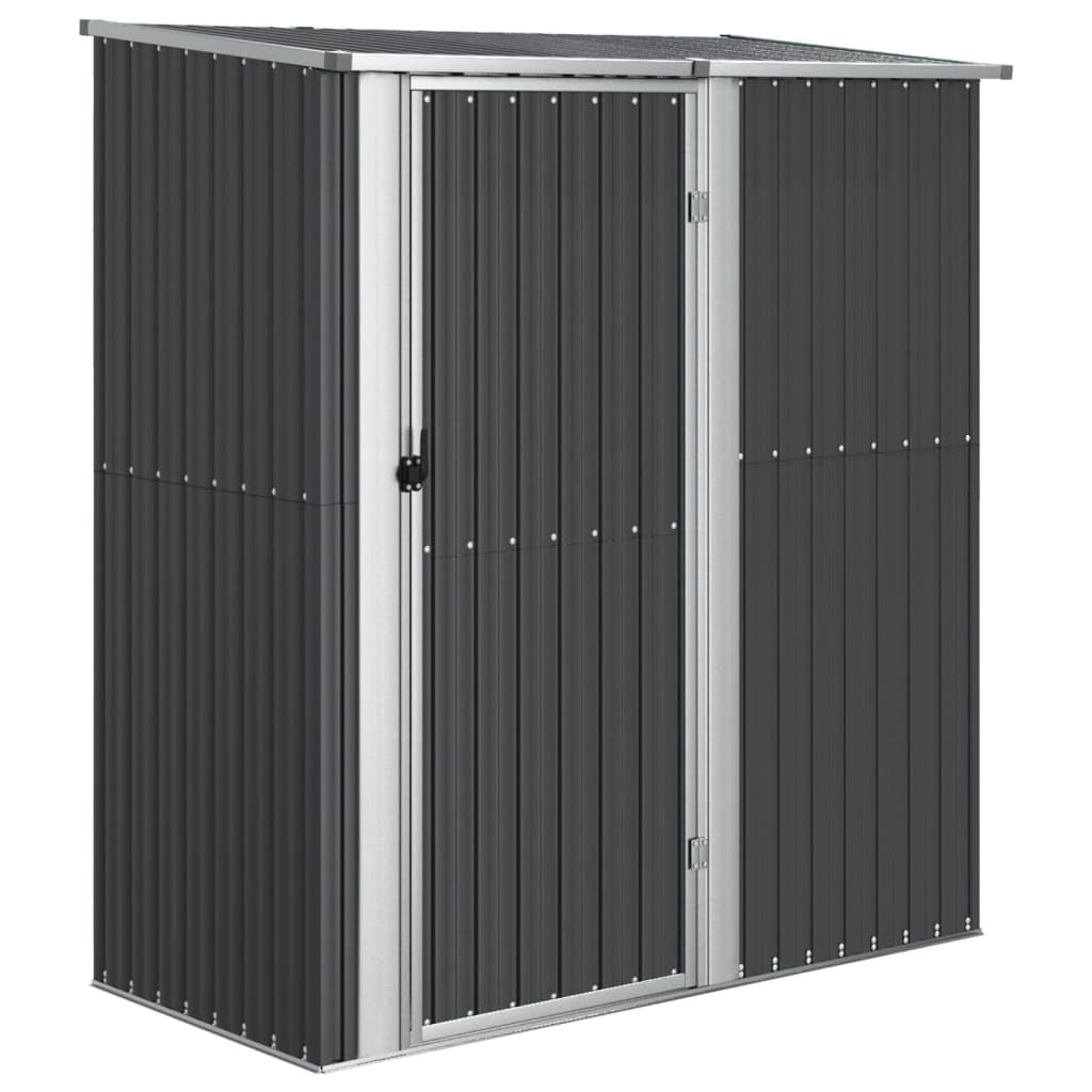 Garden Shed Anthracite 71.1"x38.2"x82.5" Galvanized Steel