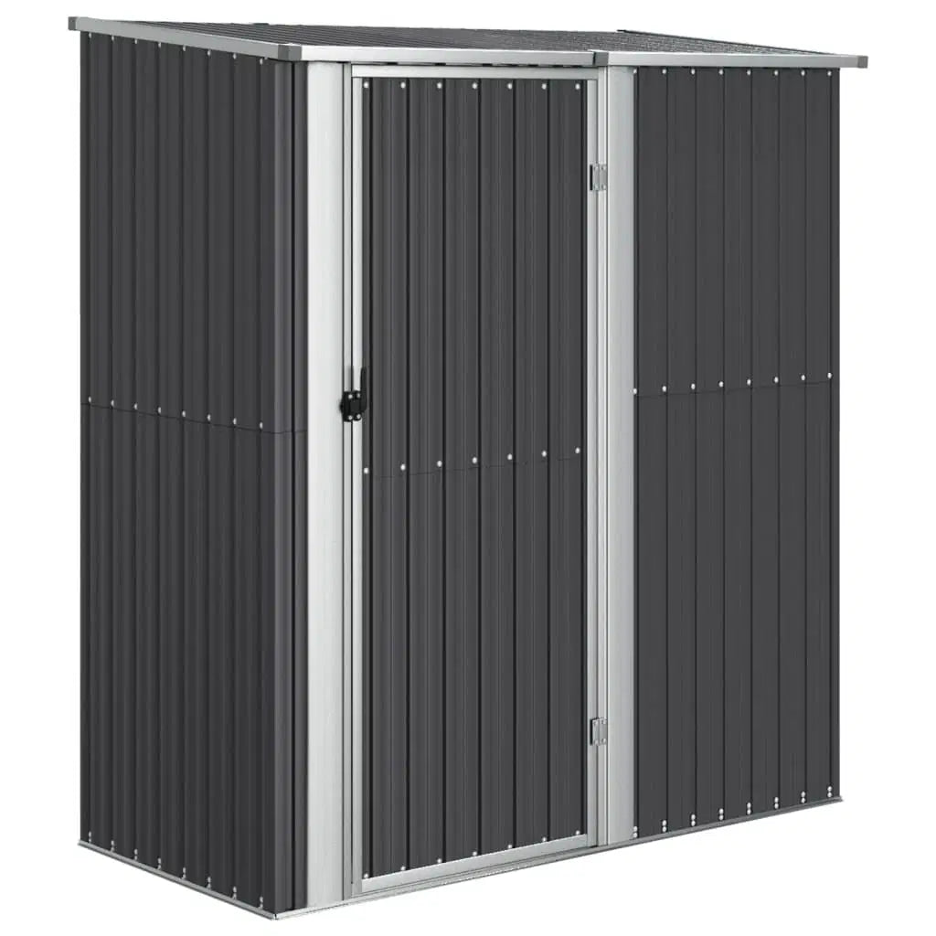 Garden Shed Anthracite 71.1"x38.2"x82.5" Galvanized Steel