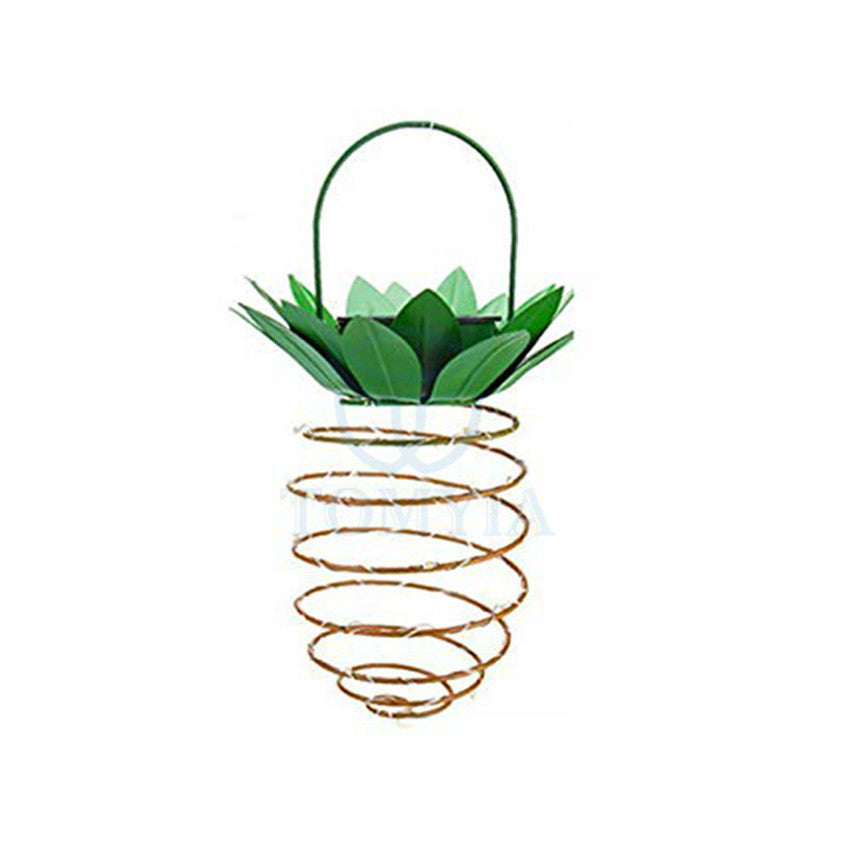 Outdoor Waterproof Garden Pineapple Solar Lights Path Lights Hanging Fairy Light