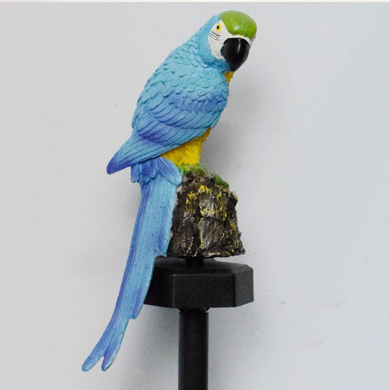 Parrot Solar Light Outdoor Waterproof Garden Lawn Plug Landscape Light Garden De