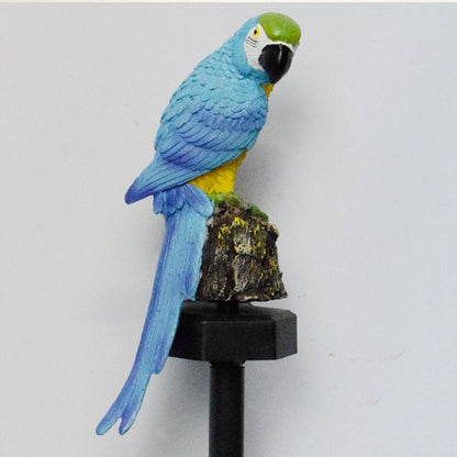Parrot Solar Light Outdoor Waterproof Garden Lawn Plug Landscape Light Garden De