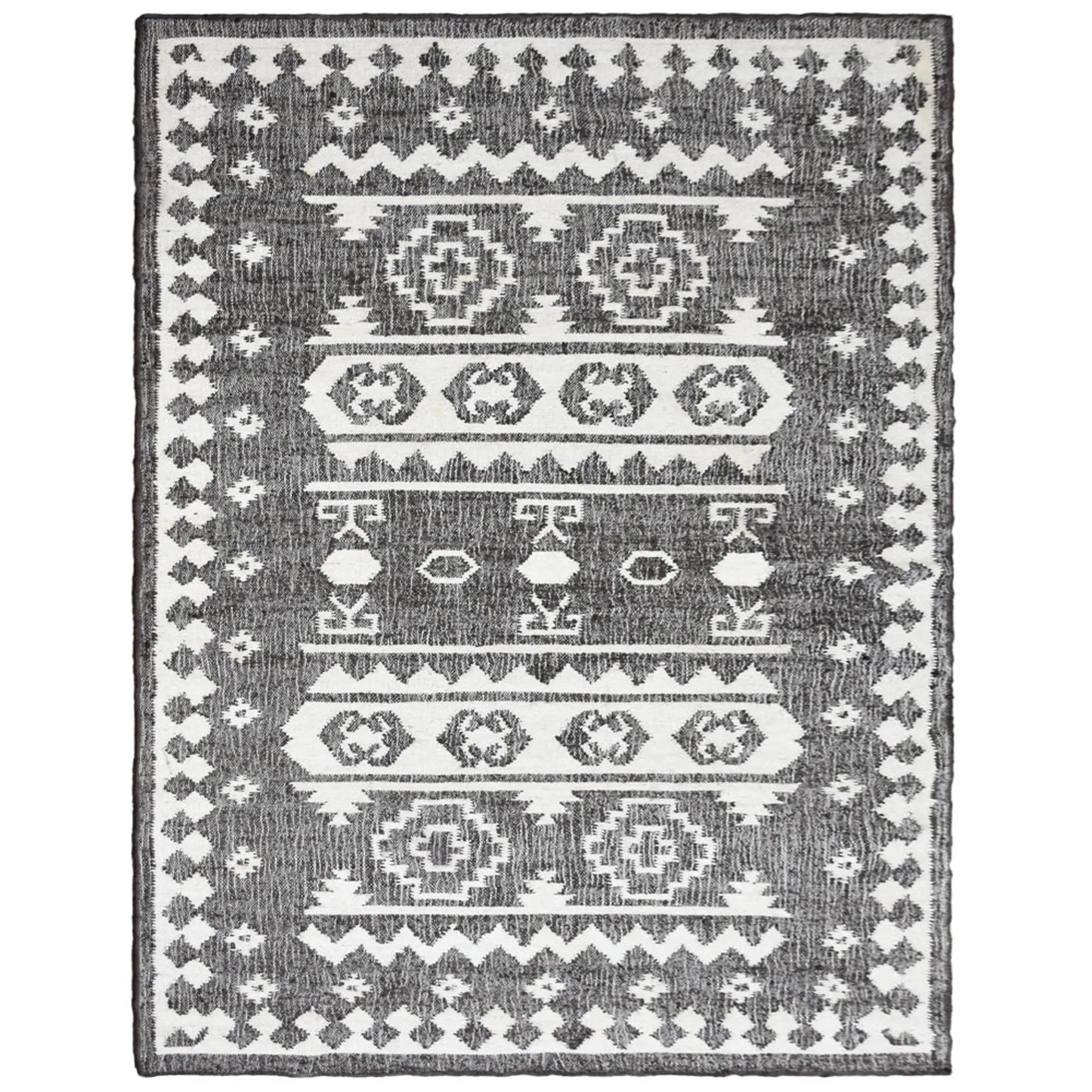 Rugsotic Carpets Hand Woven Kilim Jute Eco-friendly Area Rug Oriental