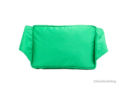 Versace Bright Green Nylon Matte Medusa Belt Bag