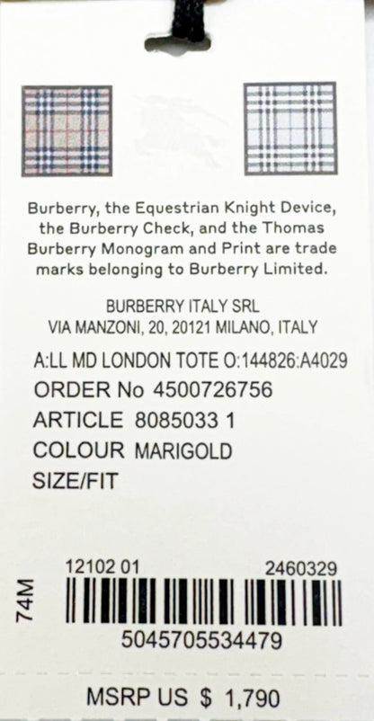 Burberry London Tote Bag