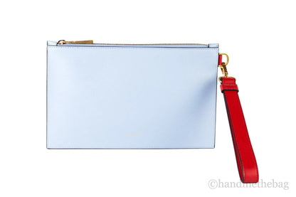 Versace X Disney Cinderella Mice Printed Leather Pouch