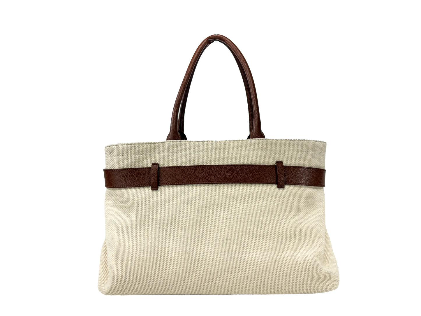 Versace Medusa Canvas Belt Tote Bag