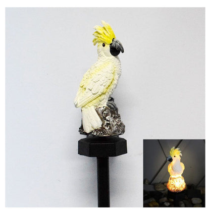 Parrot Solar Light Outdoor Waterproof Garden Lawn Plug Landscape Light Garden De