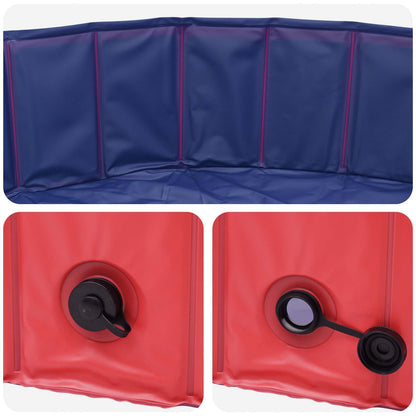 Children Swimming Pool  31.50 x 7.87 in Round for Red