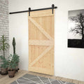 | Door | NARVIK Natural 31.50 x 82.68 in Solid Pine Wood
