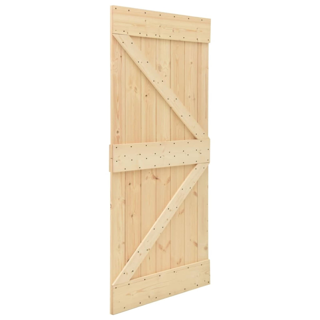 | Door | NARVIK Natural 31.50 x 82.68 in Solid Pine Wood