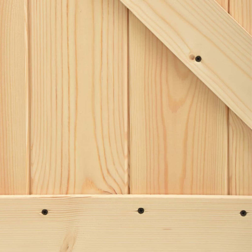 | Door | NARVIK Natural 31.50 x 82.68 in Solid Pine Wood