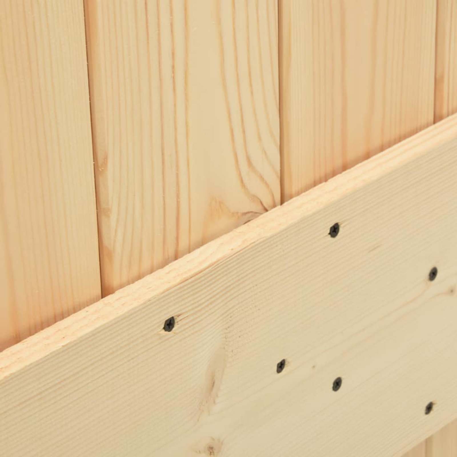 | Door | NARVIK Natural 35.43 x 82.68 in Solid Pine Wood