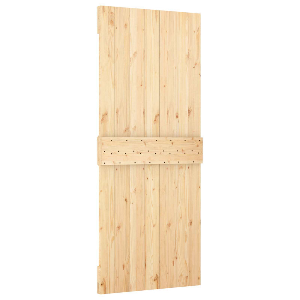 | Door | NARVIK Natural 33.46 x 82.68 in Solid Pine Wood
