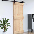 | Door | NARVIK Natural 27.56 x 82.68 in Solid Pine Wood