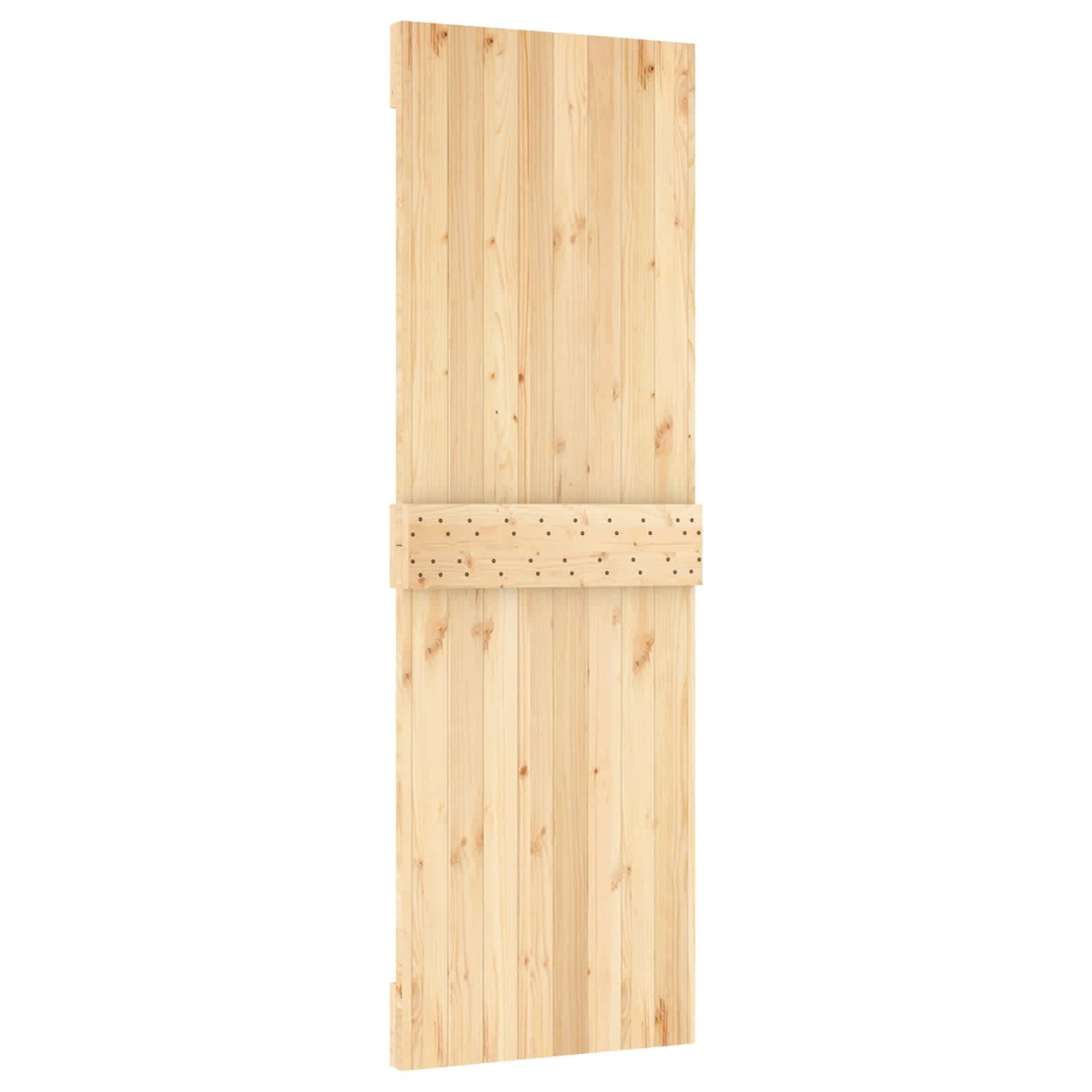 | Door | NARVIK Natural 27.56 x 82.68 in Solid Pine Wood