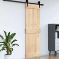 | Door | NARVIK Natural 33.46 x 82.68 in Solid Pine Wood