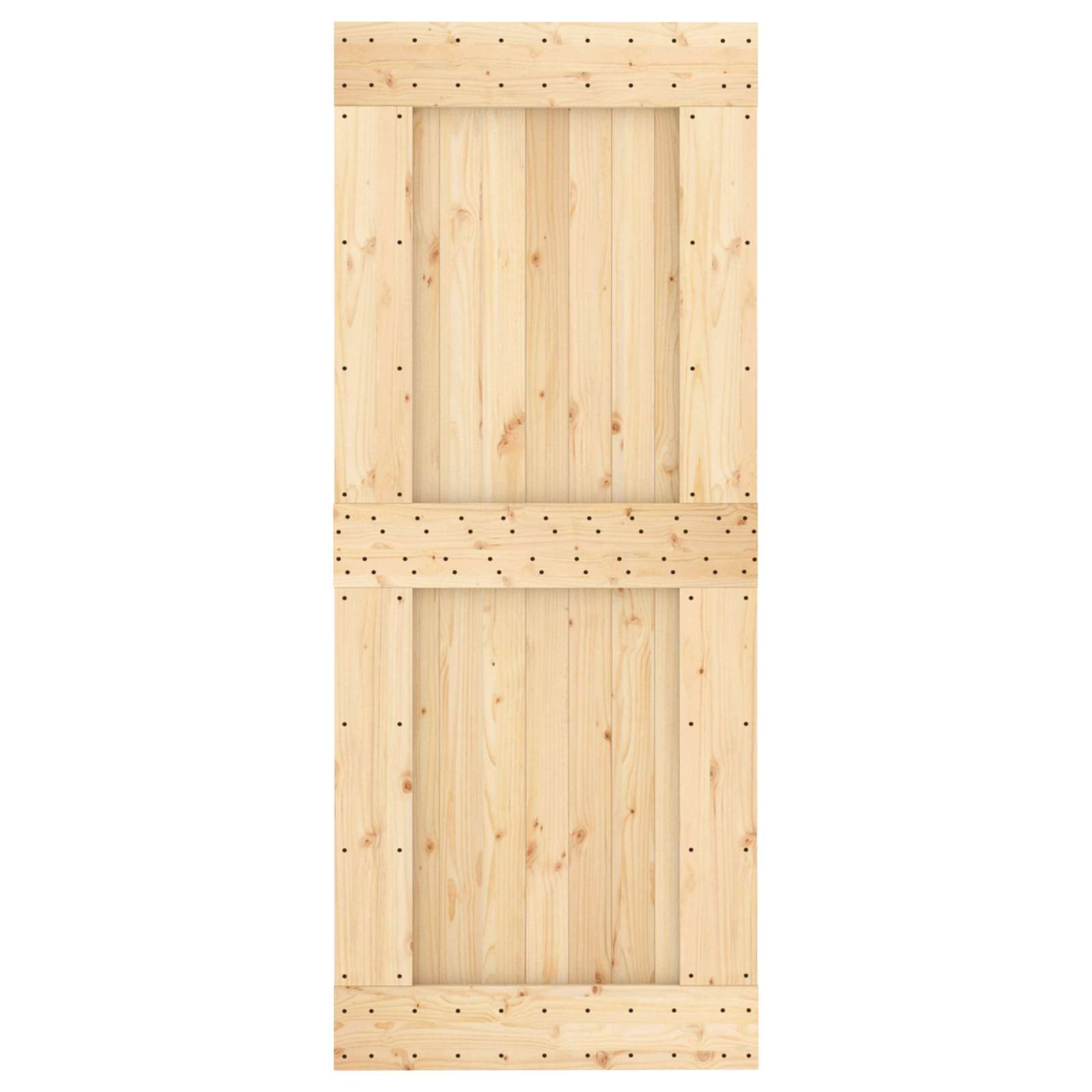 | Door | NARVIK Natural 33.46 x 82.68 in Solid Pine Wood