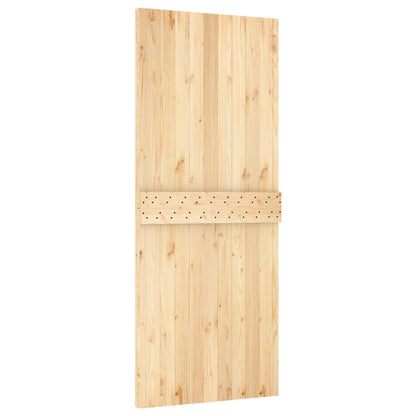 Door NARVIK 33.46 x 82.68 in Solid Pine Wood (Untreated)