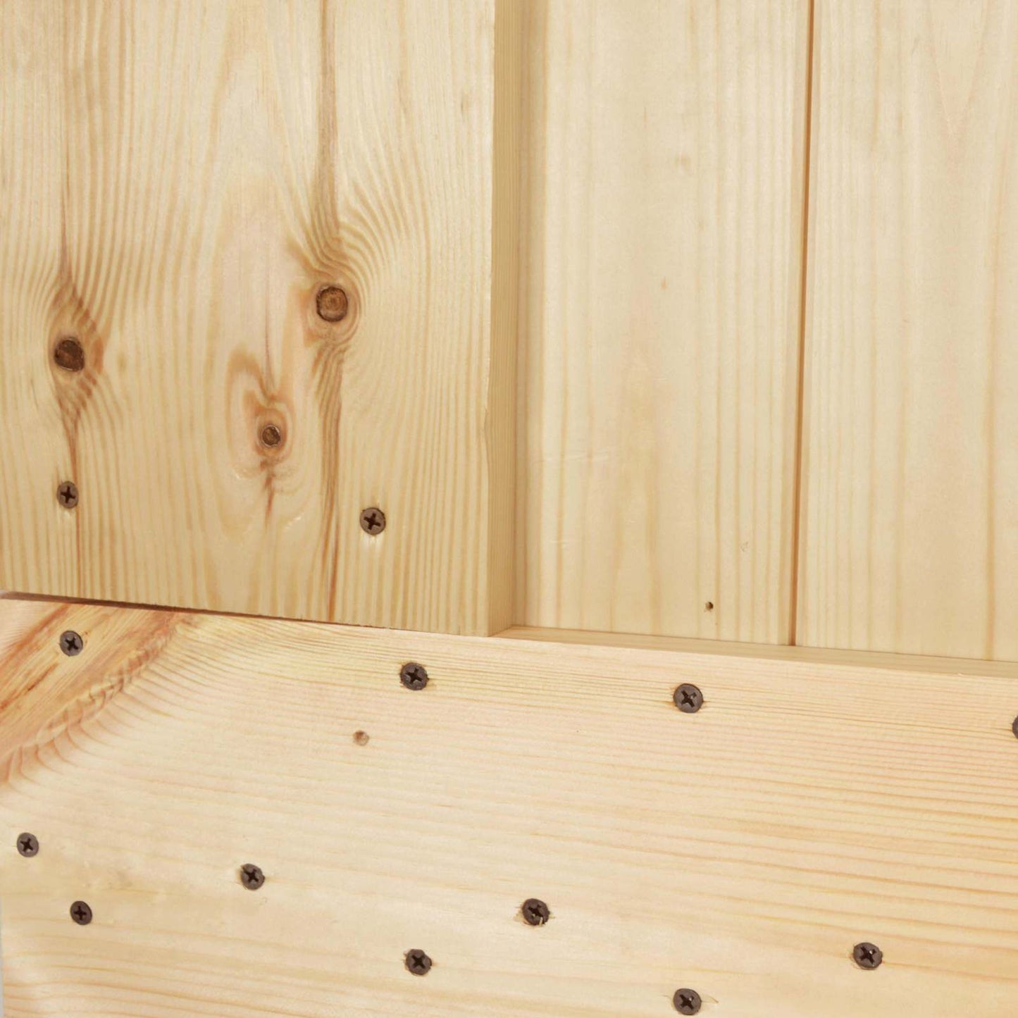 Door NARVIK 33.46 x 82.68 in Solid Pine Wood (Untreated)