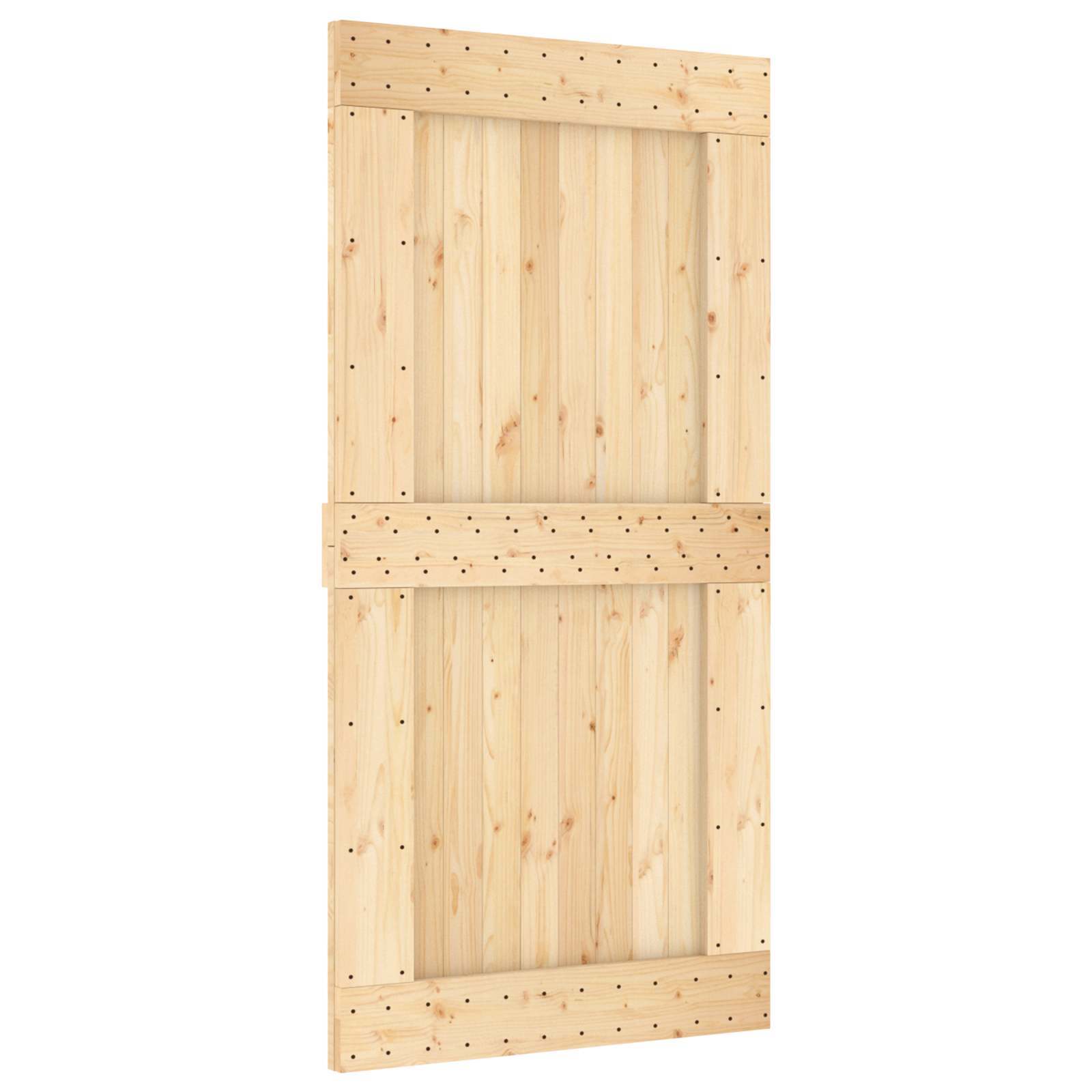 | Door | NARVIK Natural 39.37 x 82.68 in Solid Pine Wood