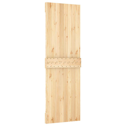 Door NARVIK 27.56 x 82.68 in Solid Pine Wood (Untreated)