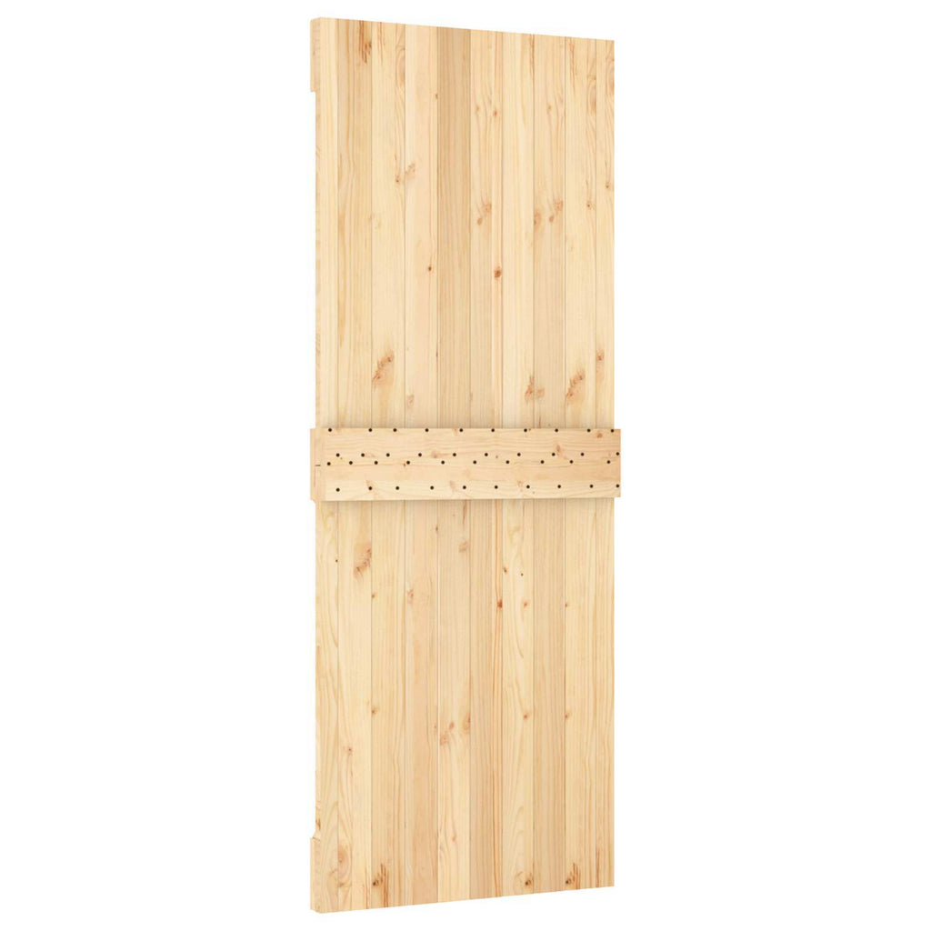 | Door | NARVIK Natural 31.50 x 82.68 in Solid Pine Wood