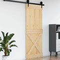 | Door | NARVIK Natural 33.46 x 82.68 in Solid Pine Wood
