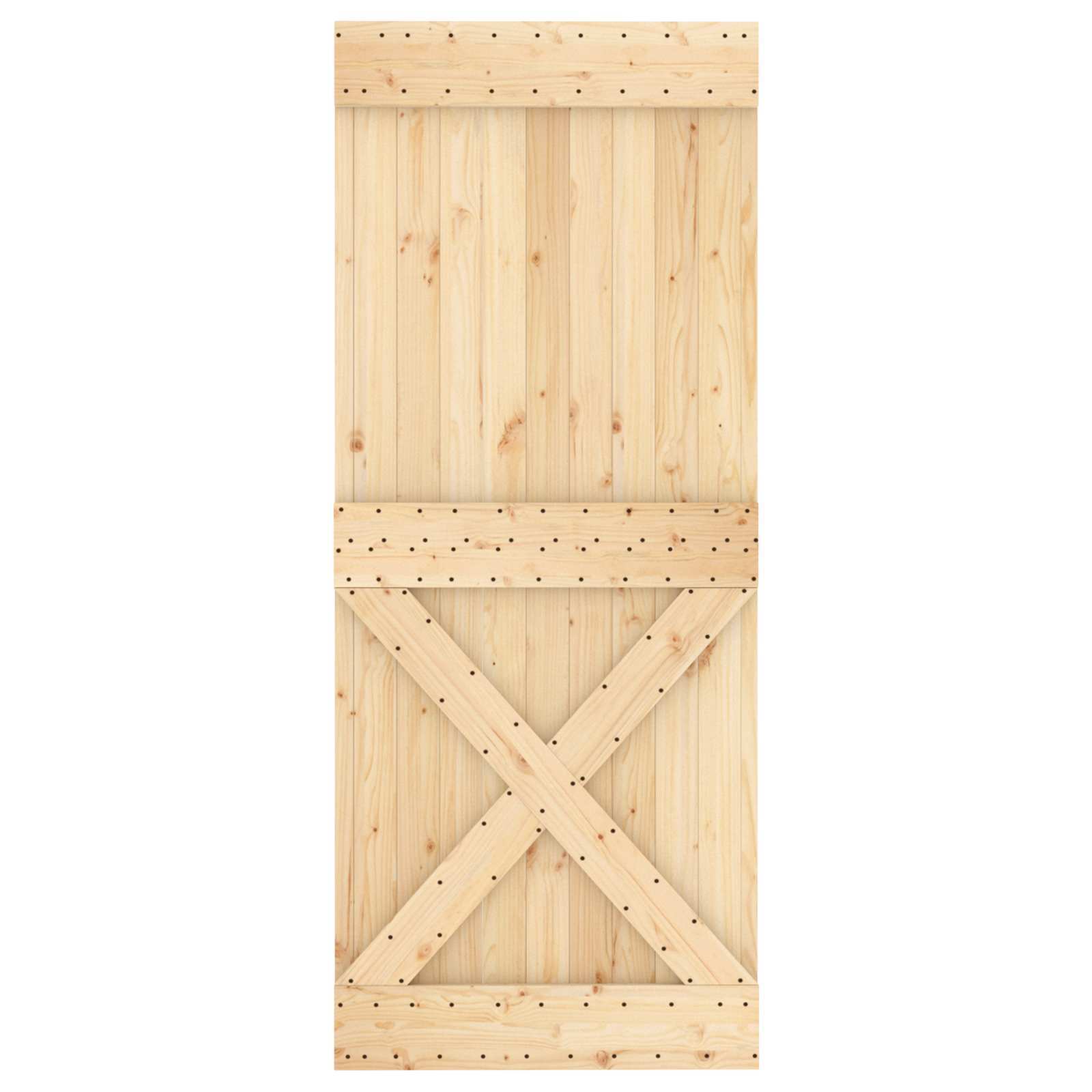 | Door | NARVIK Natural 33.46 x 82.68 in Solid Pine Wood