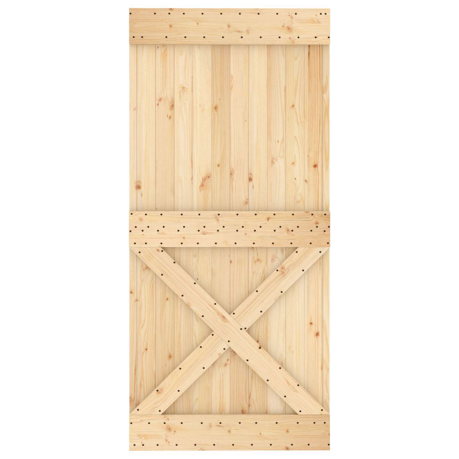 | Door | NARVIK Natural 37.40 x 82.68 in Solid Pine Wood