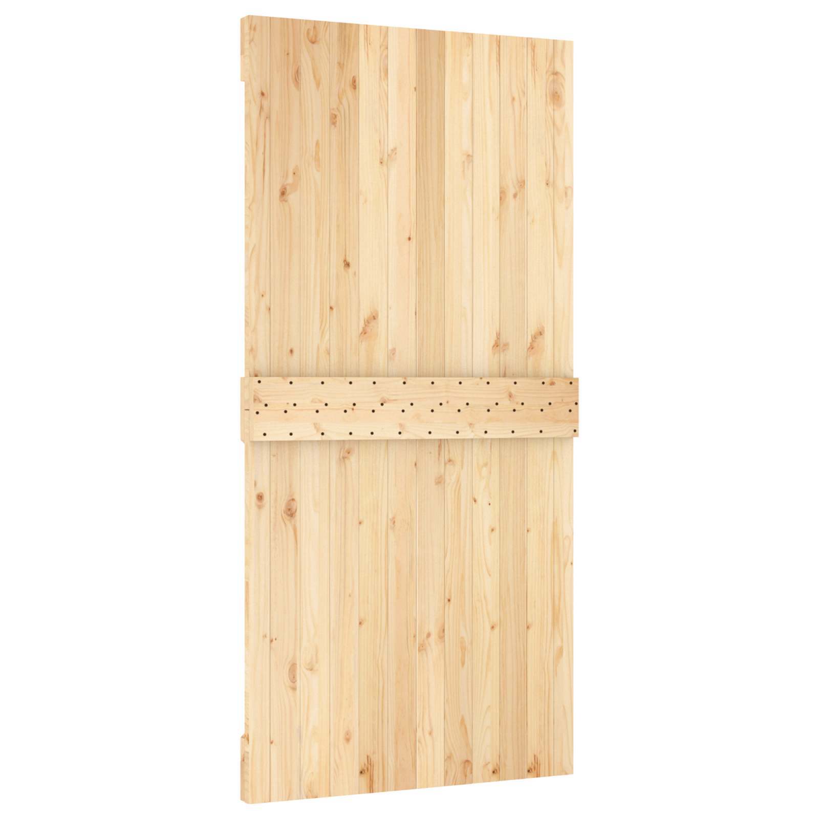 | Door | NARVIK Natural 39.37 x 82.68 in Solid Pine Wood