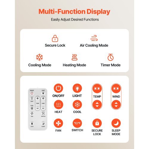 4-Inch Room to Room Fan, 2-in-1 300 CFM Through Wall Fan with Remote Control & Temperature Control, 10-Speed Ventilation Quiet Vent for Kitchen, Living & Laundry Room, Workshop