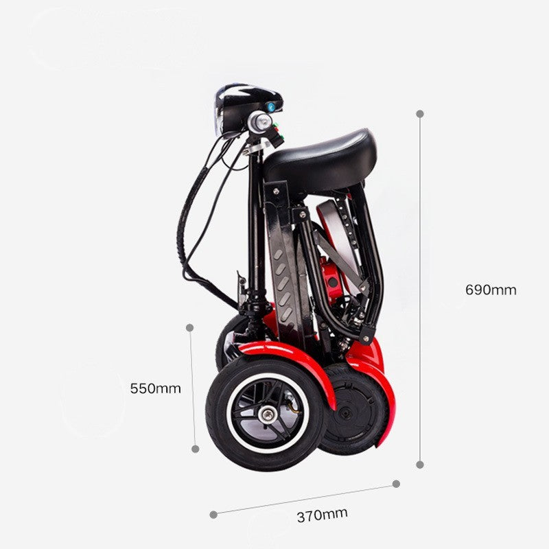 Cyungbok Folding Mini Four-wheel Adult Electric Bicycle Transport Scooter For Th