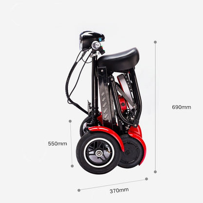 Cyungbok Folding Mini Four-wheel Adult Electric Bicycle Transport Scooter For Th