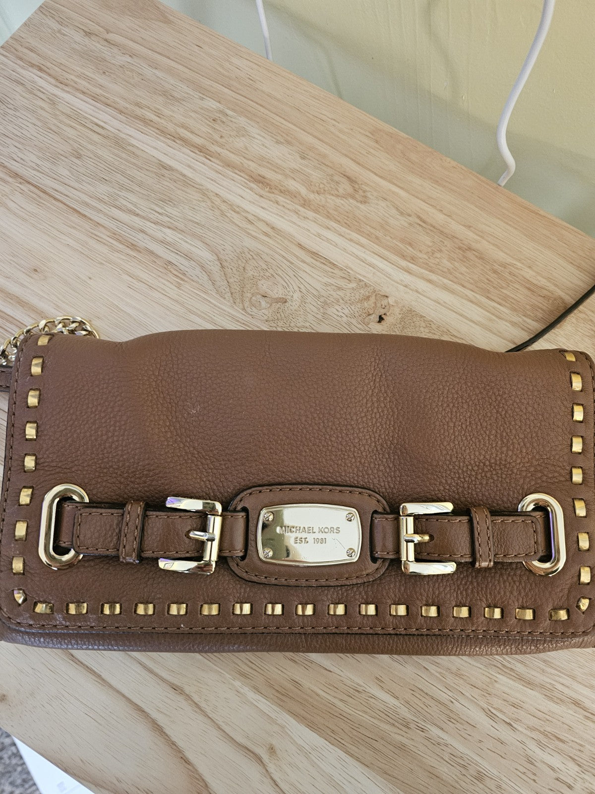 Purse Michael Kors brown crossbody bag used and in wonderful shape
