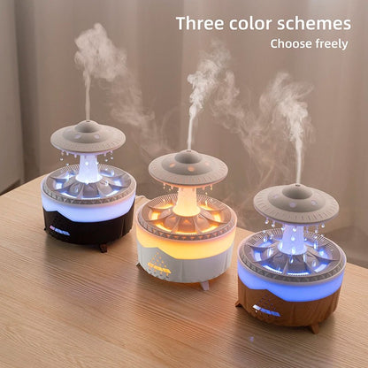 New UFO Raindrop Humidifier Water Drop Air Humidifier USB Aromatherapy Essential