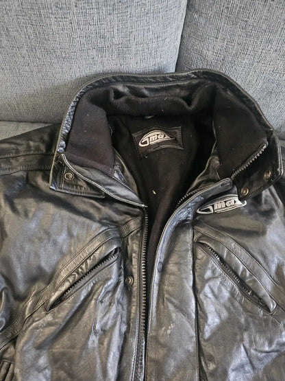 Man or Woman Snomobile Leather Coat