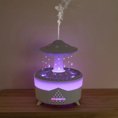 New UFO Raindrop Humidifier Water Drop Air Humidifier USB Aromatherapy Essential