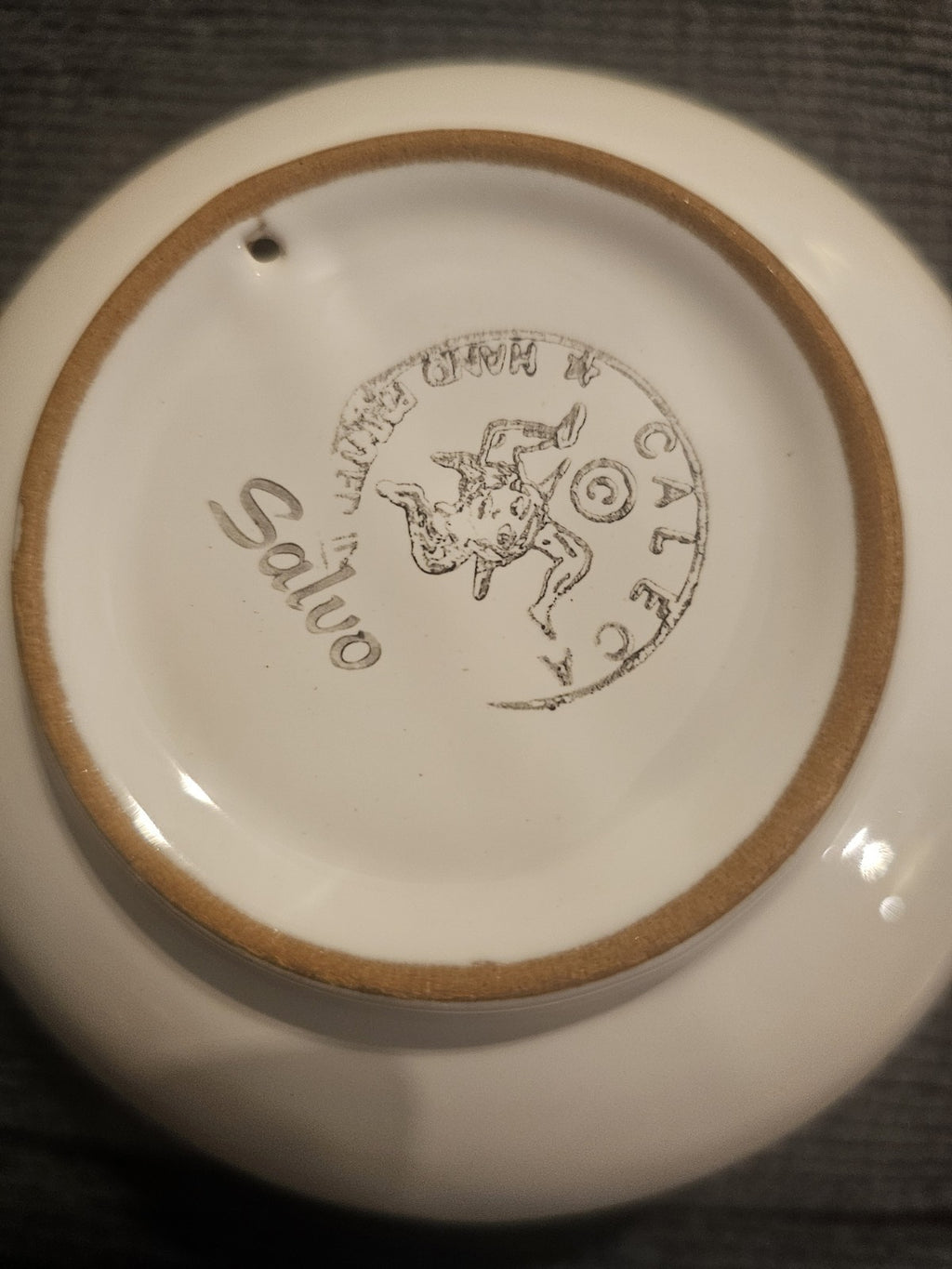 Italian 19-piece Vintage Pfaltzgraff dinner ware hand painted and discontinued