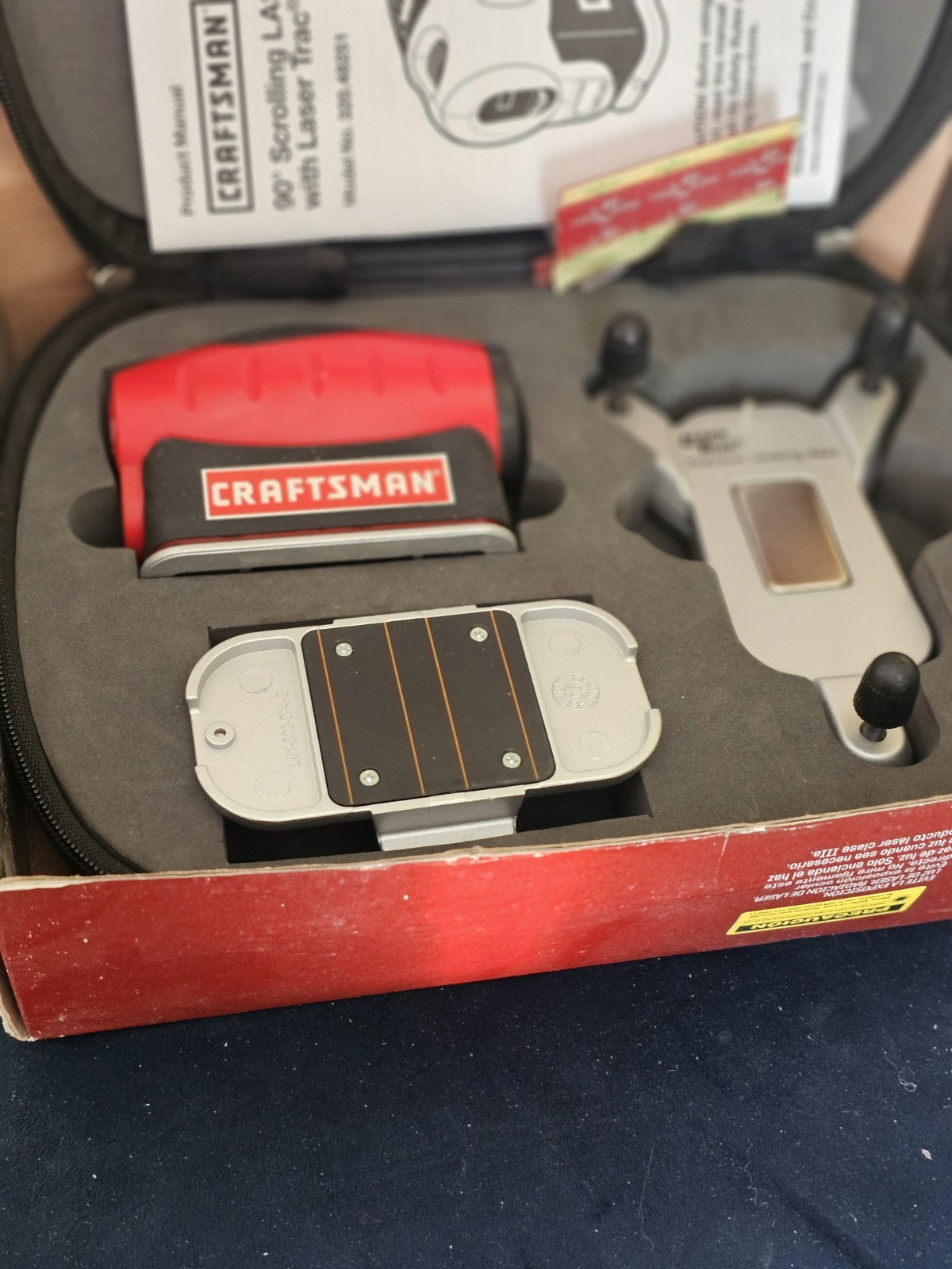 Misc Scrolling Laser Level 90o Craftsman 5-way mounting