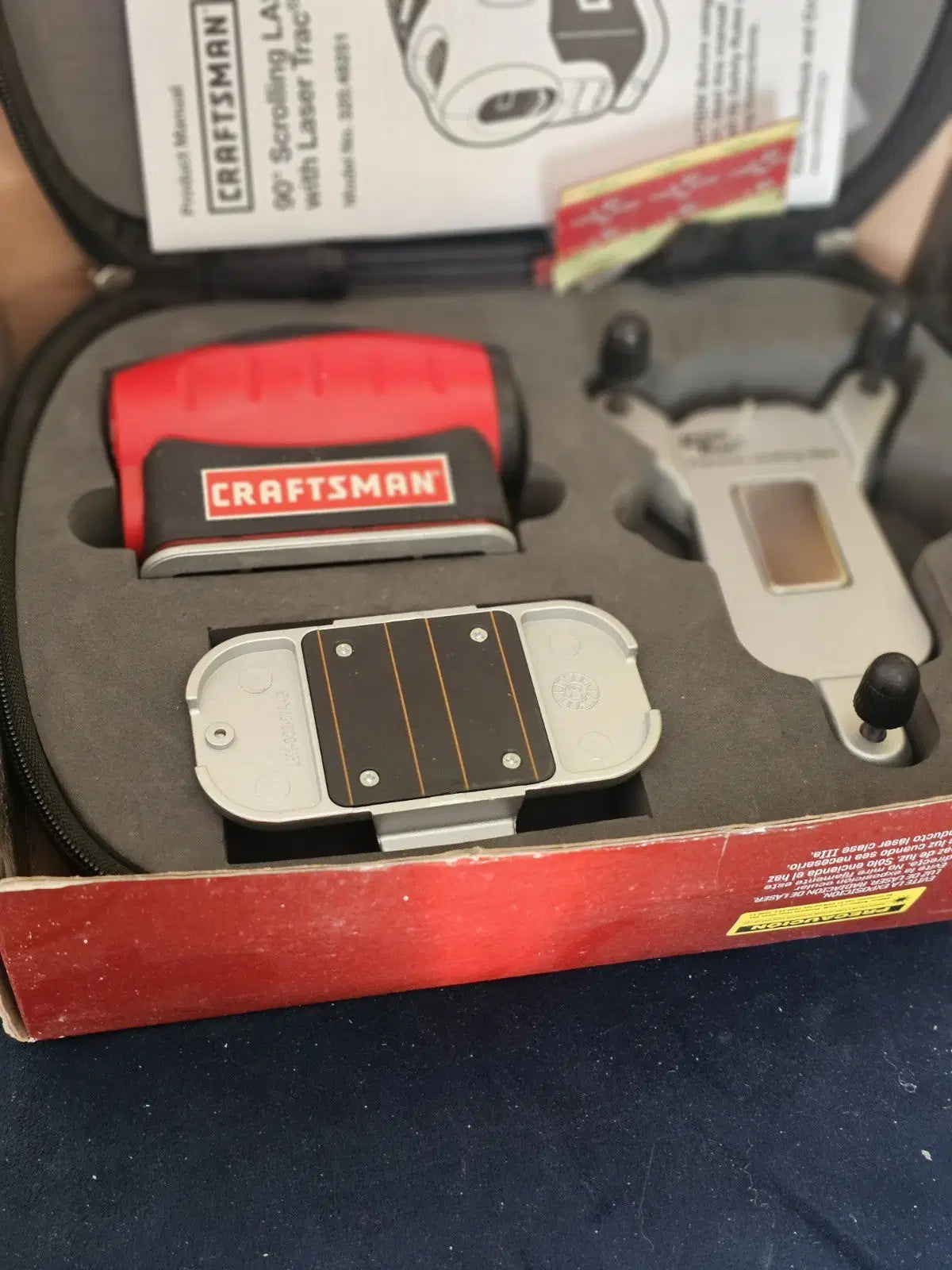 Misc Scrolling Laser Level 90o Craftsman 5-way mounting