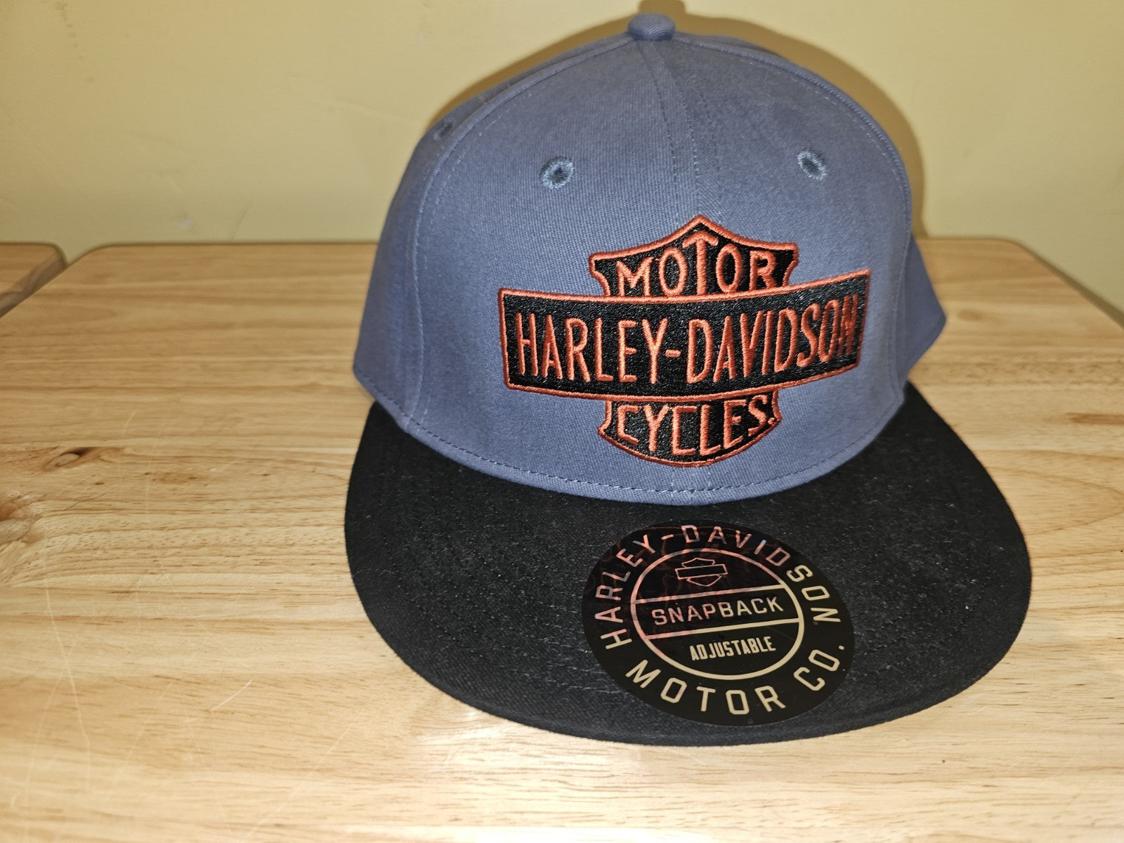 Ball cap Bar and Sheild ball cap with snap back adjustable