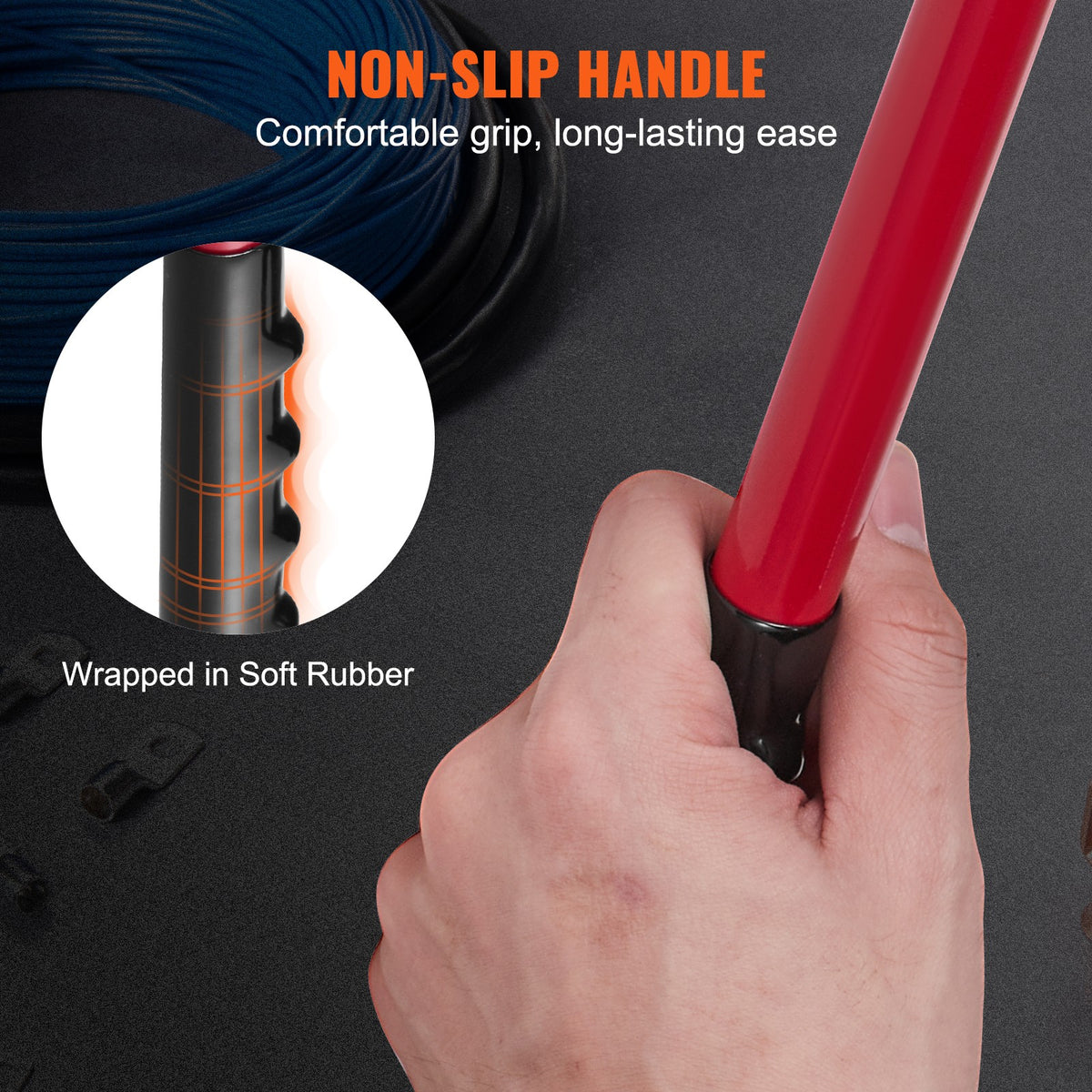 VEVOR Crimping Tool, AWG Copper And Aluminum Terminal Battery Lug Crimper, 6 Wir