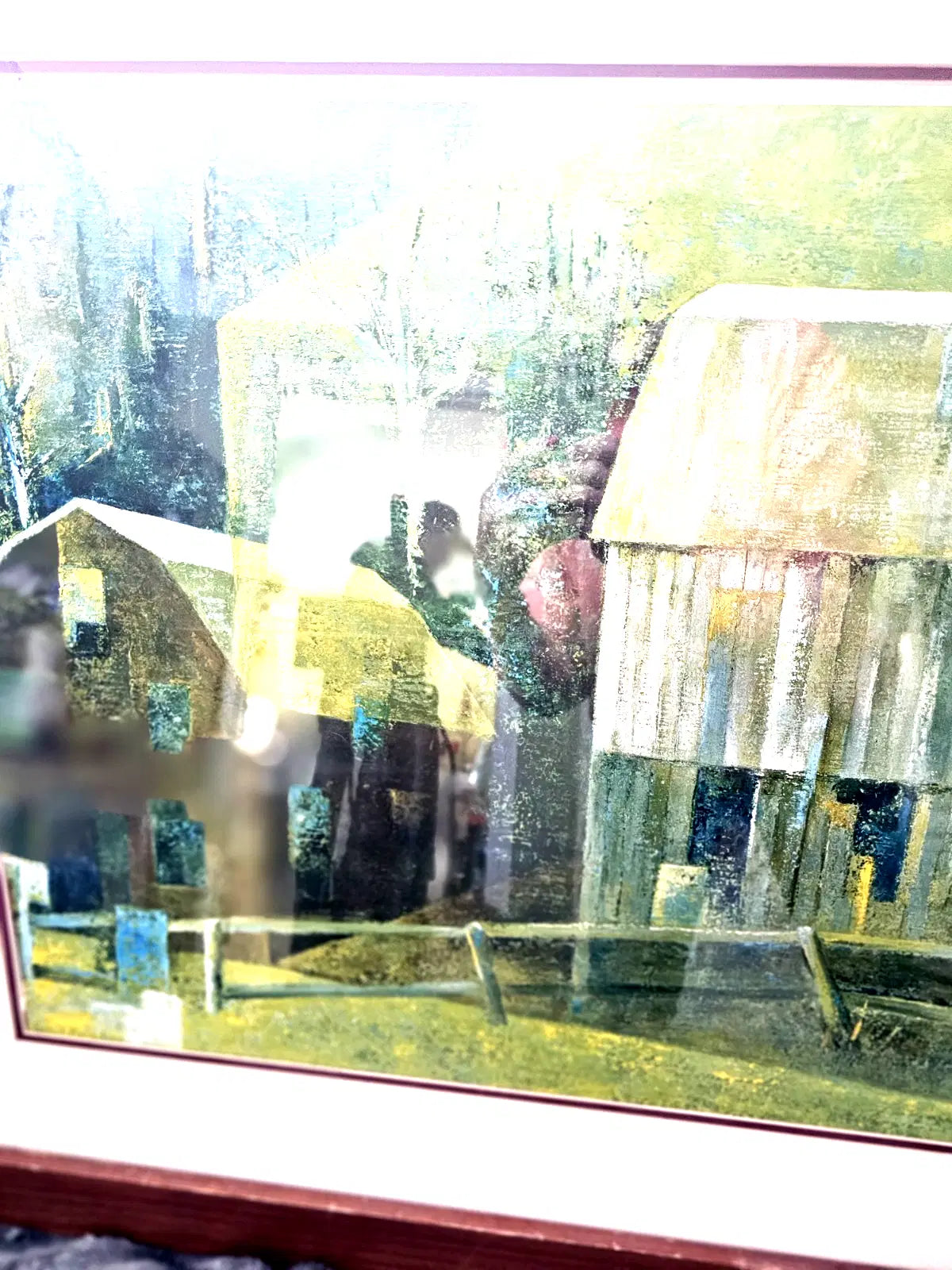 Western barn by Ethel Polacheck Margolies