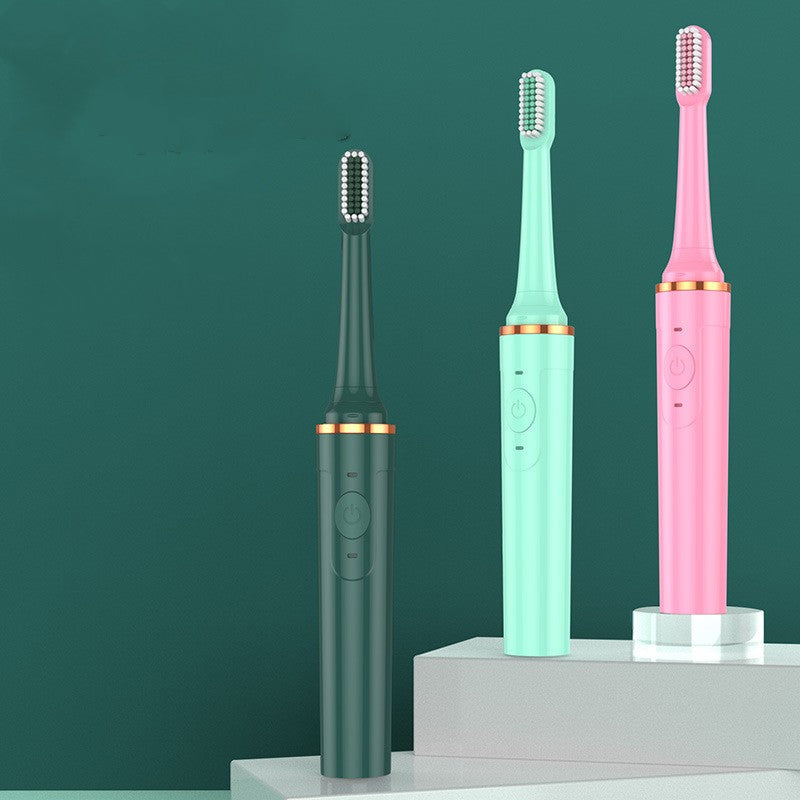 Electric Toothbrush Adult Waterproof Automatic Tooth Brushing Device Soft Sonic 
