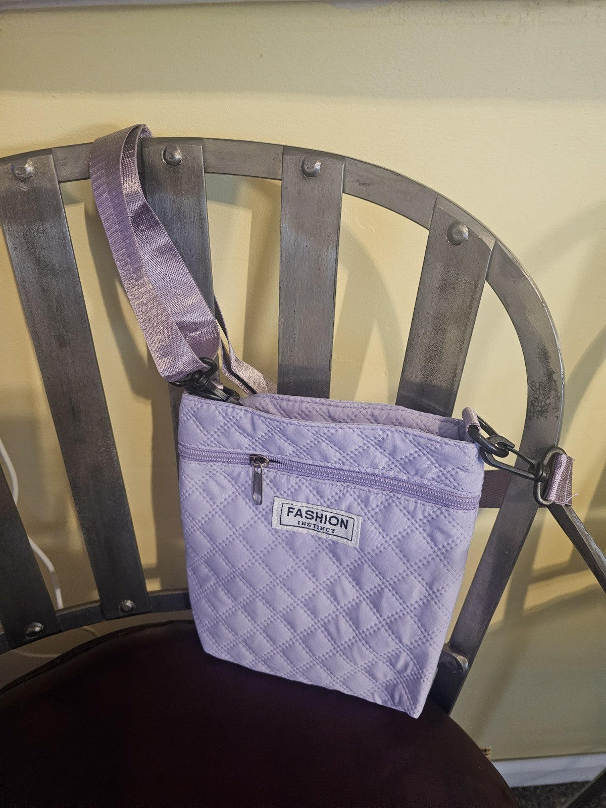 Purse Fashion crossbody bag purple or teal adjustable and detachable strap